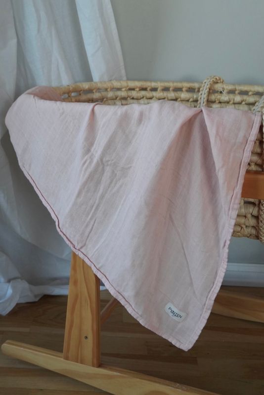 Bamboo babyteppe musselin - pink delight 