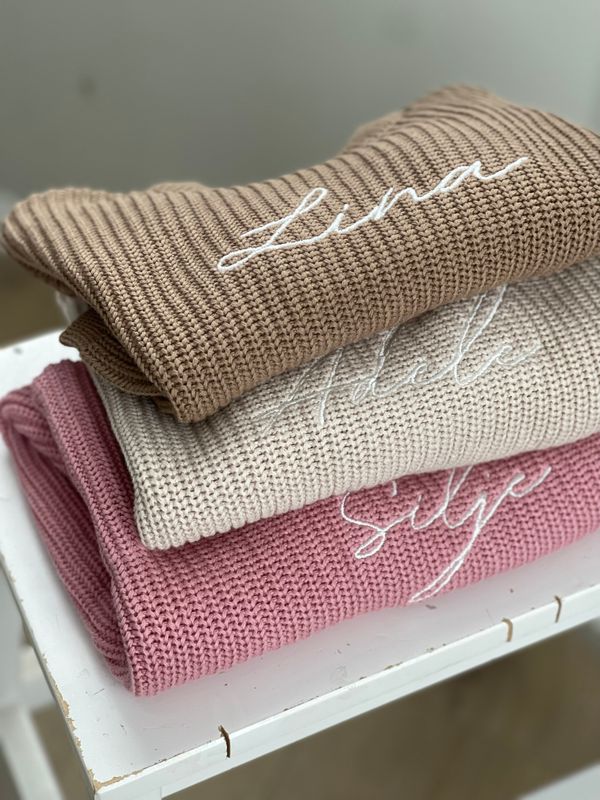 Knit genser barn - taupe