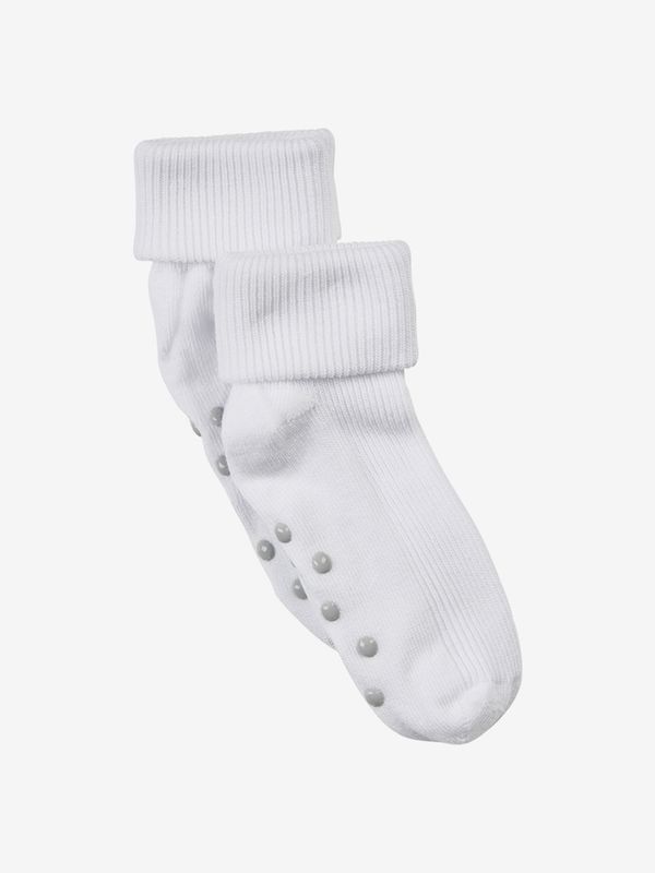 Minymo sokker med antiskli - white