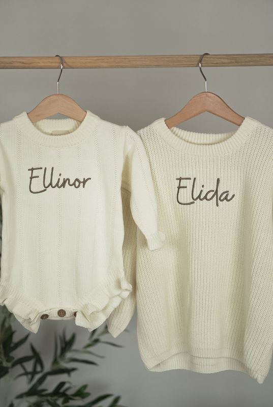 Knit genser - cream