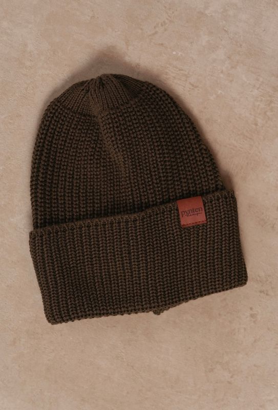 Knit lue - brown