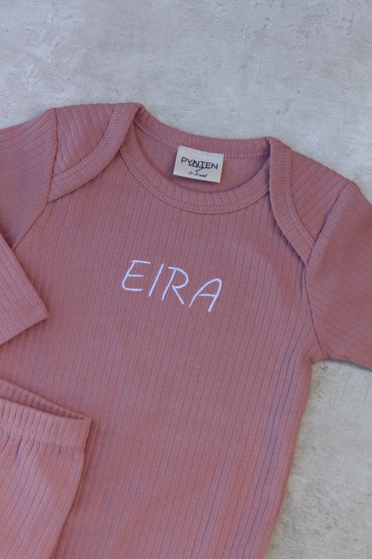 Basic rib sett - old rose