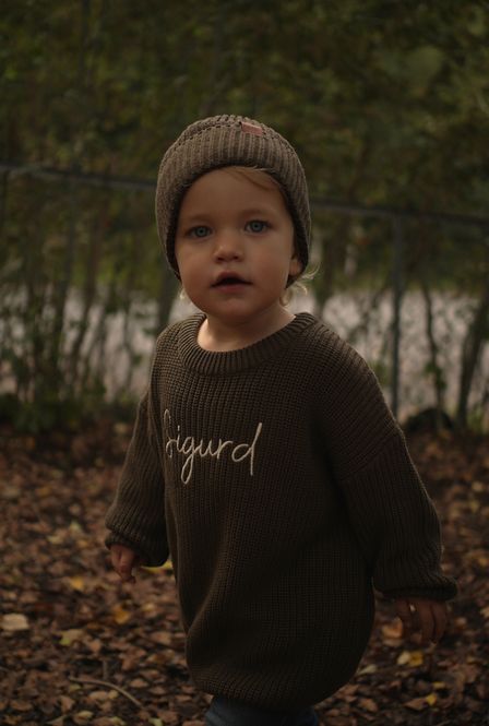 Hovedbilde Knit lue - brown