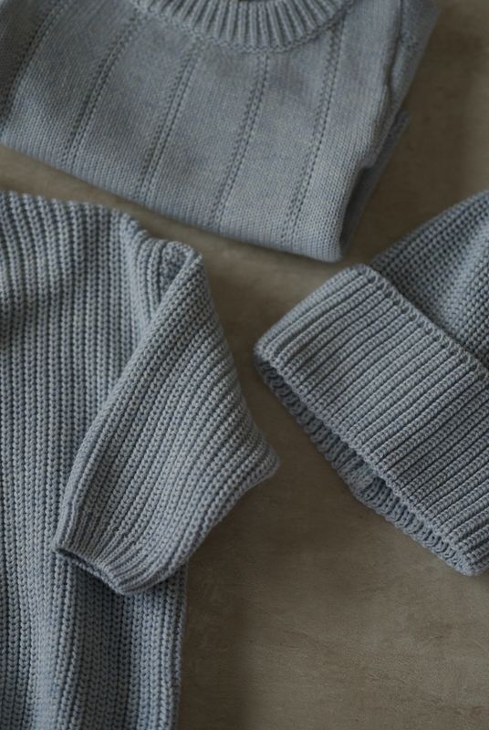 Knit lue - blue whisper