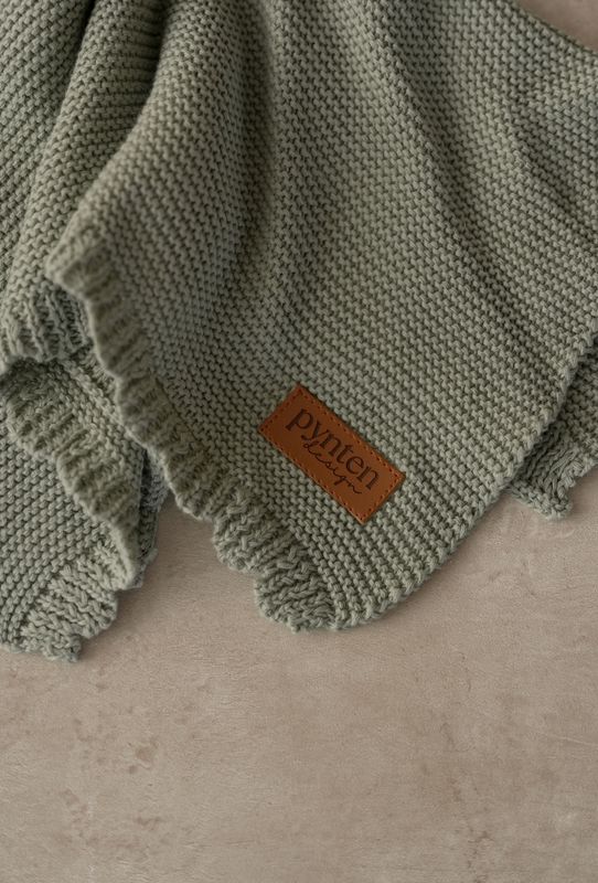 Soft koseklut bamse - sage