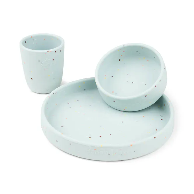 Hovedbilde Middagssett confetti - blue
