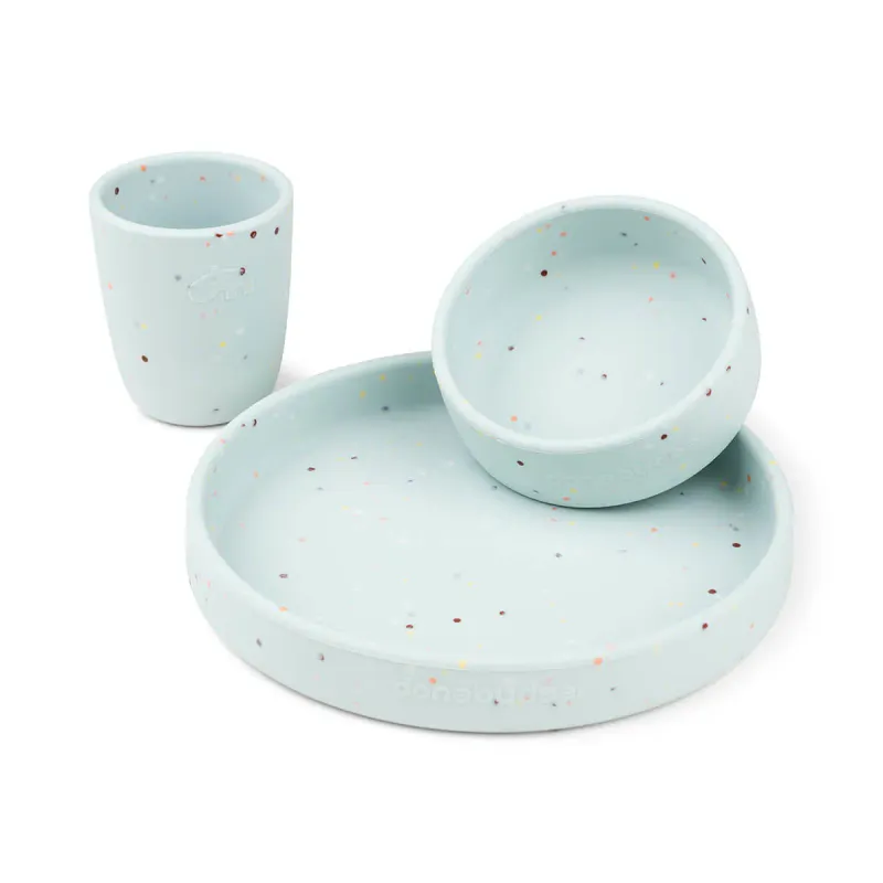 Middagssett confetti - blue