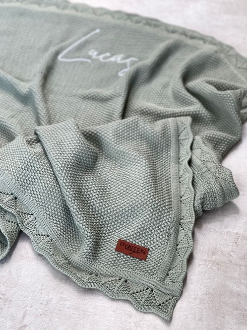 Hovedbilde Soft babyteppe - sage